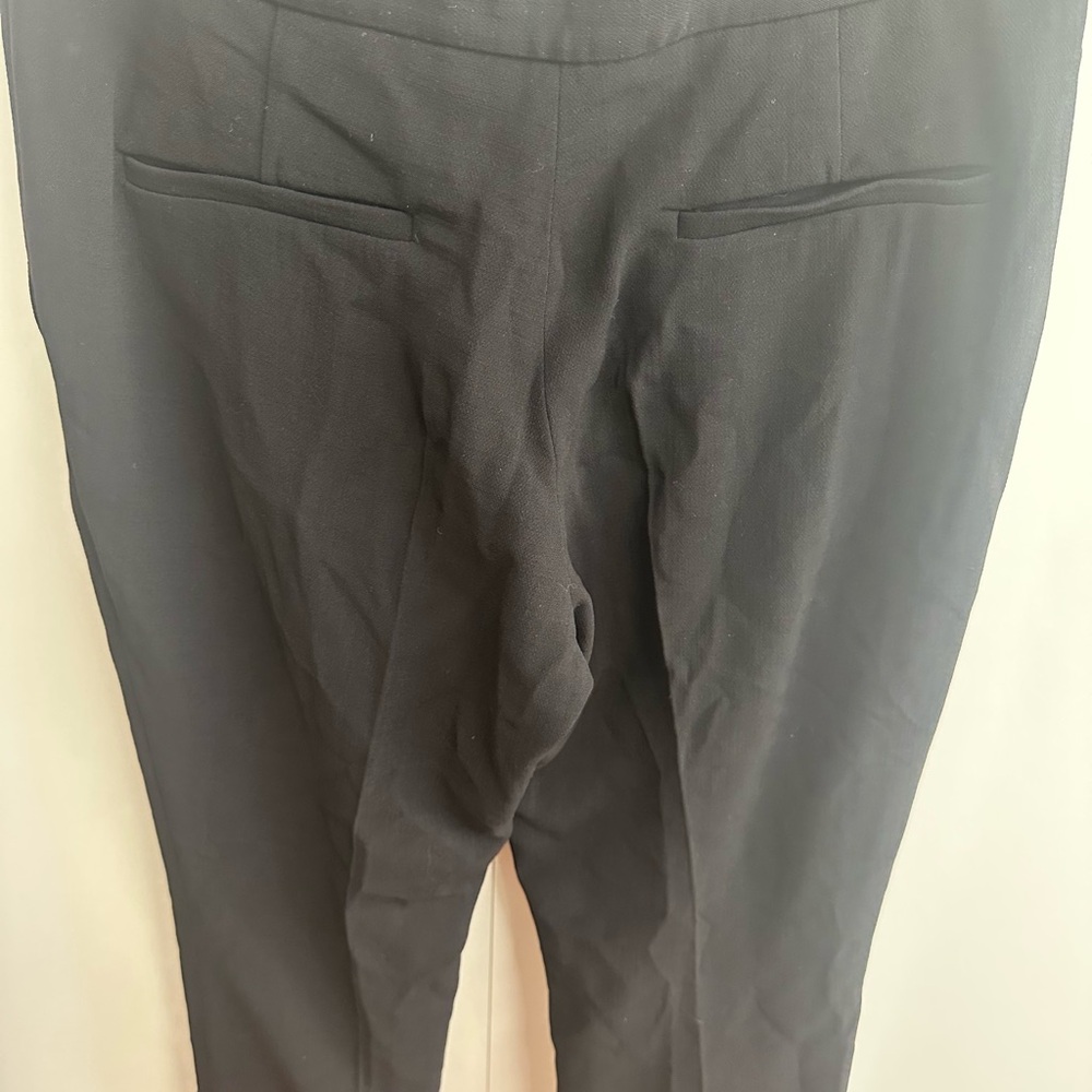 Derek Lam Wool Black and Navy Women's Straight Leg Pants - Picture 9 of 14